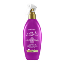 OGX Prote      o + Blowout de seda Spray t   rmico de secagem r   pida 6 fl oz (pacote de 1)