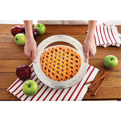 Sra. Anderson Baking Pie Crust Protector Shield se encaixa na maioria dos pratos de torta de 9 polegadas 2