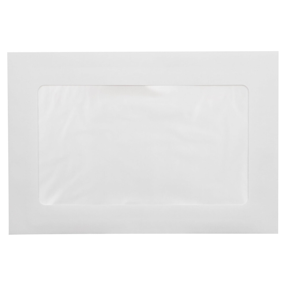 Photos - Envelope / Postcard LUXPaper 6 x 9 Full Face Window Envelopes | Bright White | 28lb. Text | 50 Qty FFW-69-50