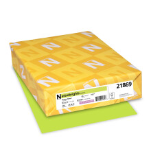 Neenah Paper 21869 Color Cardstock 65lb 8 1/2 x 11 Vulcan Green 250 Sheets
