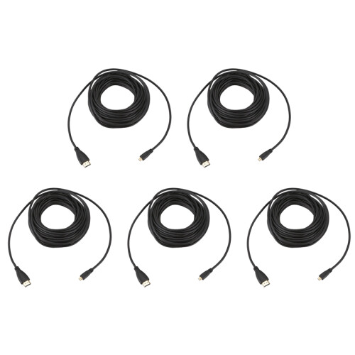 5piezas 10M LÍNea de ConversiÓN Video HD Macho A Micro-