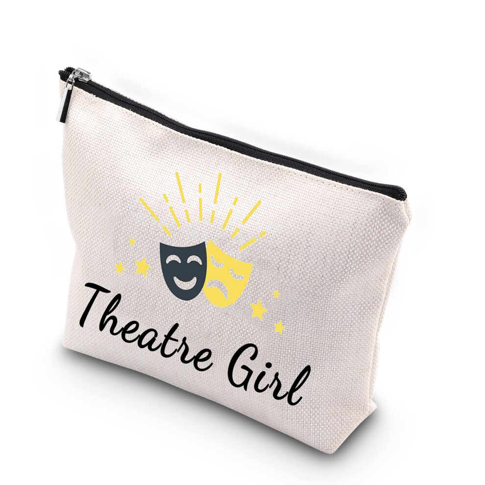 Wcgxko Theatre Zipper Makeup Bag Broadway Musical Lover Theatre Nerd (Theatre)