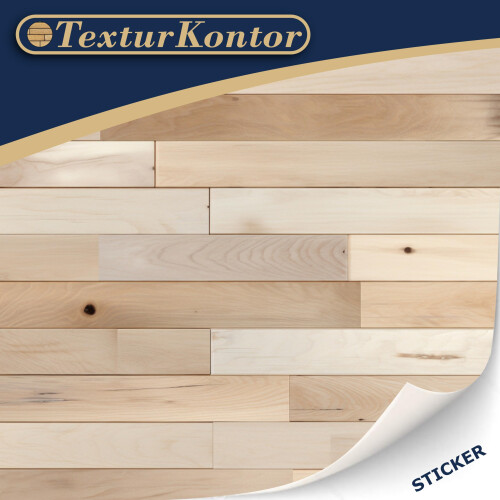 3 Sheets Self-Adhesive Flooring for Dollhouse 1:12 Scale (Creme Colored Oak 1) 1