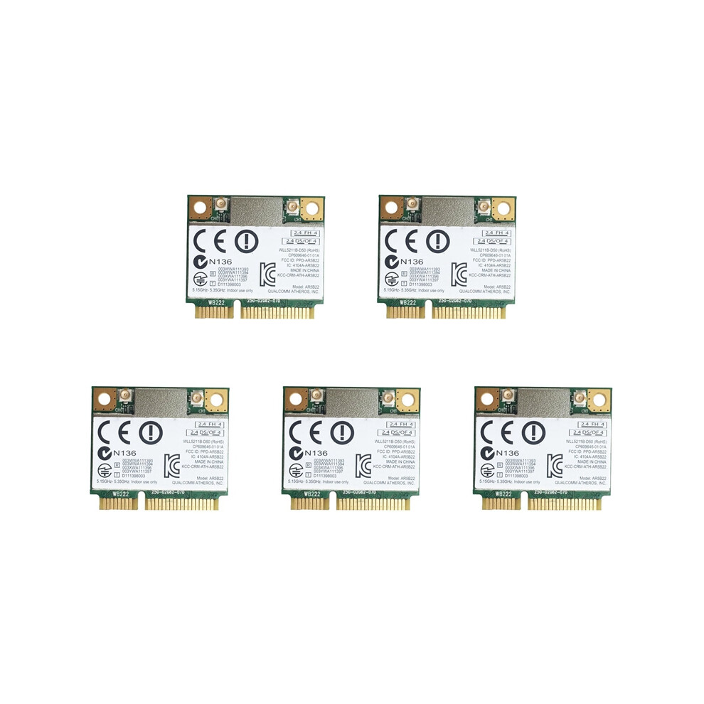 Ar9462 Ar5b22 Wb222 300Mbps+Bluetooth4.0 Wlan Wifi Wireless Card 4853542352085