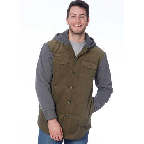 Giacche foderate con bottoni e cappuccio da uomo e da ragazzo di McCall's Patterns 2