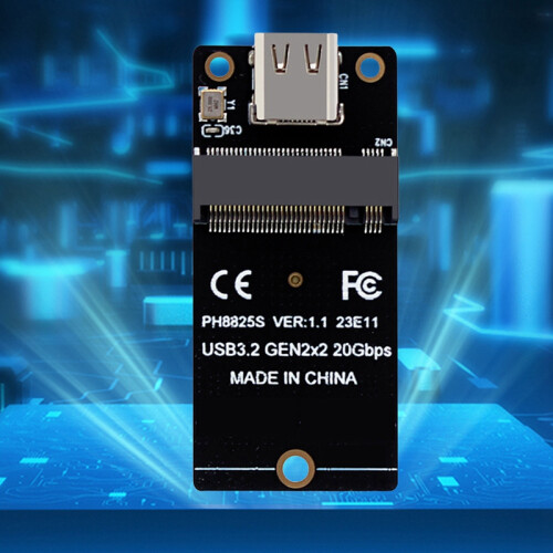 M.2 σε Type C SSD Adapter ASM2364 NVME Riser Board 2