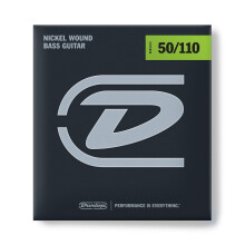 JIM DUNLOP DBN50110 Nikkel Gewonden Bas Snaren, Heavy, .050-.110, 4 Snaren/Set