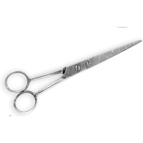 Perkin - Damaskus st?lsaks Professionel h?rklippesaks Barbersaks