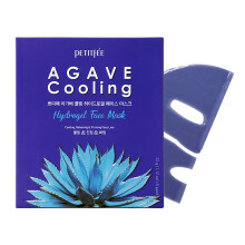 Petitfee Agave Cooling Hydrogel Beauty Face Mask 5 ark 1,12 oz (32 g) hver