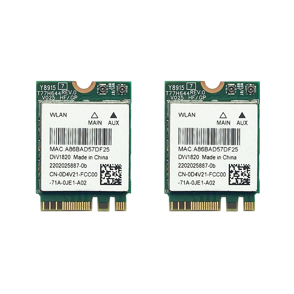 Scheda Di Rete Wireless DW1820 QCNFA344A 2.4G+5G Supporta 802.11AC