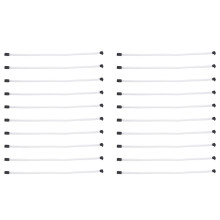 Kabel danych SATA 3.0III SATA3 7pin 6Gb/s 50CM w osłonie nylonowej (biały)
