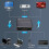 Convertitore bidirezionale DisplayPort 1.4 8K DP Switch 2X1/1X2 9