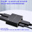 Convertitore bidirezionale DisplayPort 1.4 8K DP Switch 2X1/1X2 6