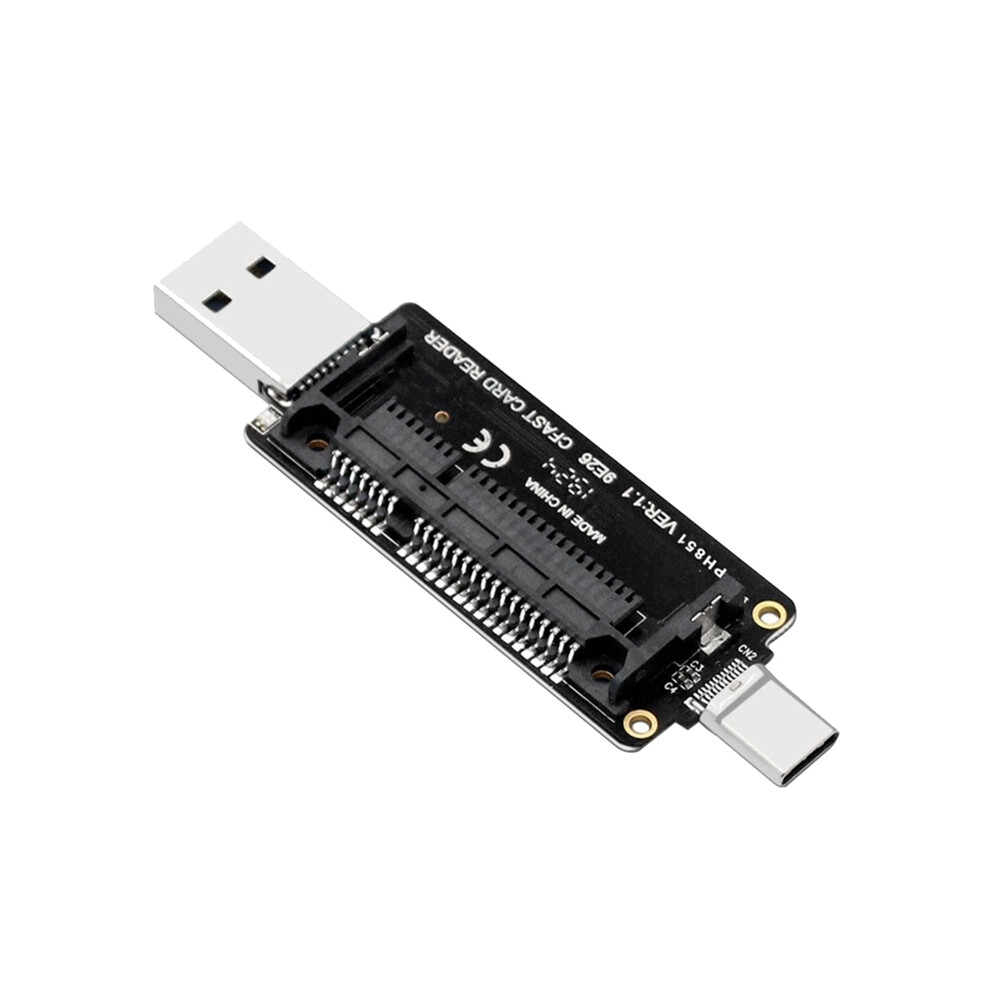Lettore Di Schede Cfast Usb 3.1 Tipo A+C Adattatore Di Memoria Da 10 Gbps-image