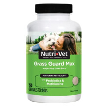 Nutri-Vet Grass Guard Chewables for Dogs - Prevent Lawn Burn from Urine, Liver Flavor, 150 Count (SJK09)