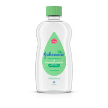 Johnson's Baby Oil  Mineral Oil Enriched with Aloe Vera and Vitamin E  14 fl. oz