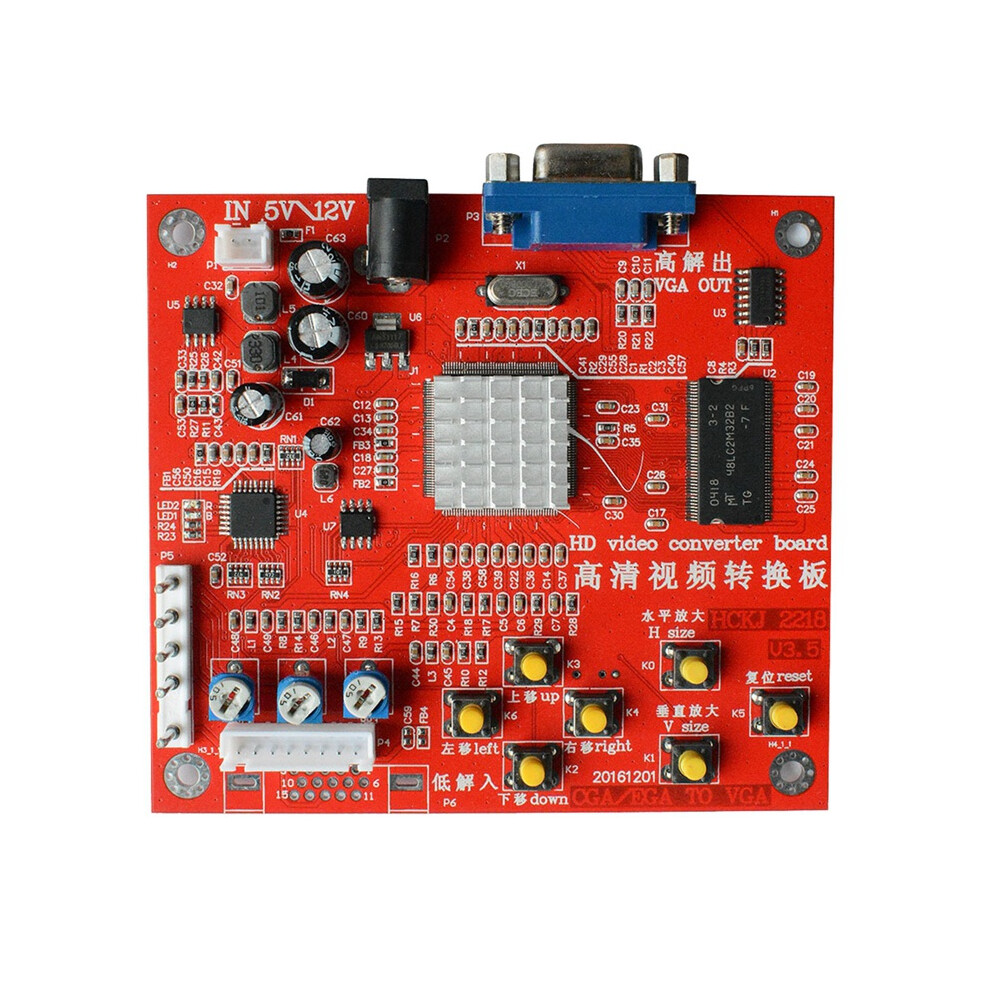 Arcade Game Cga To Vga Converter Video Board 4853542362688