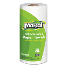 Marcal 6709 100 % recycelte Rollenhandt  cher, 2-lagig, 9 x 11, 60 Blatt, 15 Rollen/Karton
