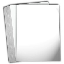 Hamilco biely leskl kart nov papier 8 1/2 x 11"""", 80 lb, balenie 50 kusov