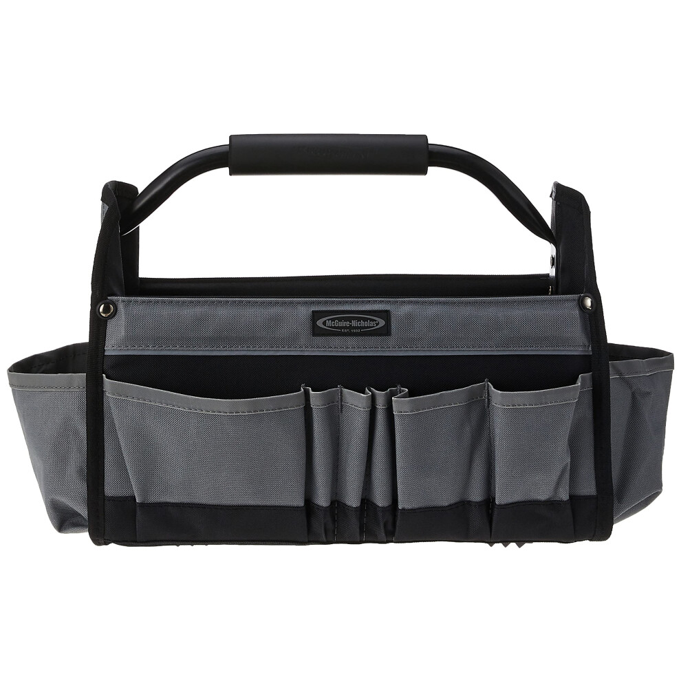 Mcguire-Nicholas 15"""" Collapsible Tool Tote Grey And Black Tool Tote Bag 22015 019374968410
