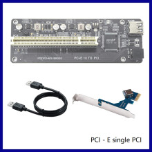 PCI-E para PCI Placa Adaptadora de ExpansãO ASM1083 Suporte Captura Paralela Golden Tax Card