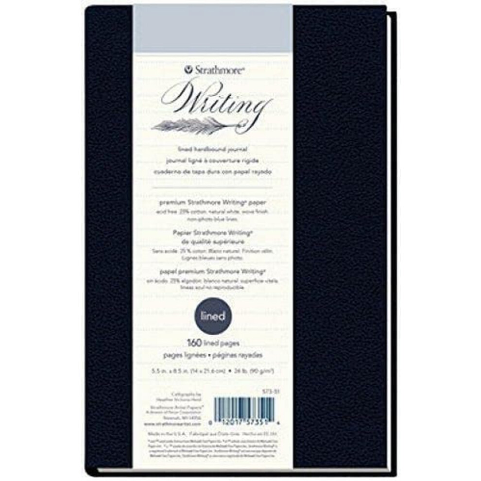 Strathmore 500 Series Hardbound Art Writing Journal  8.5""""x11"""" Blank  80 Sheets-image-OPC-PGG7G2Y-NEW