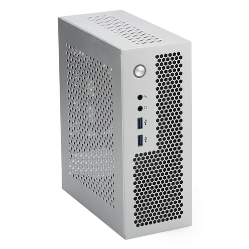 Obudowa komputera HTPC A09 Mini ITX USB3.0 srebrna 1