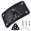 Support de plaque d'immatriculation incurv   noir pour Harley    3 trous (noir) 2