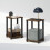 Furinno Simplistic Comodino Compatto Pino Ambra/Nero Set di 2 5