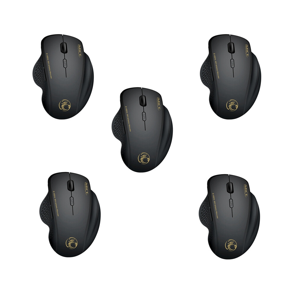 Wireless Mouse 6 Keys Led 1600 Dpi Computer Charge 4853542365078