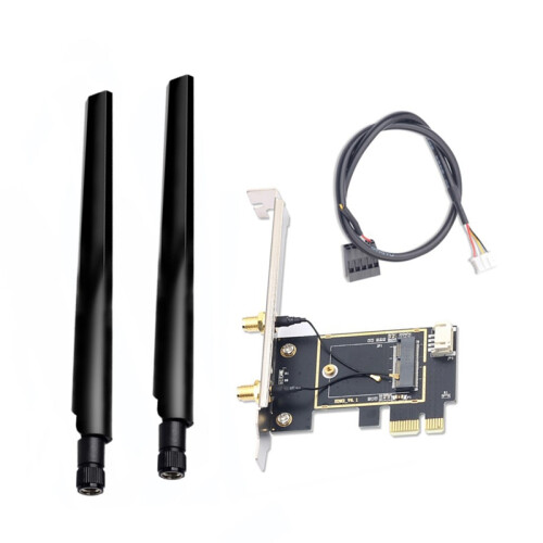 PCIE WiFi Card Adapter Wireless Network Bluetooth Converter