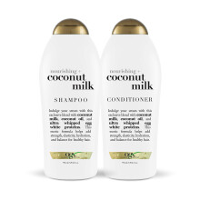 Coffret shampoing et apr s-shampoing nourrissant au lait de coco OGX 750 ml (lot de 2)