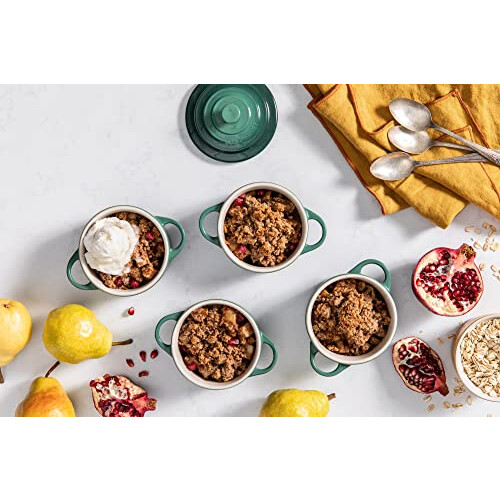 Le Creuset Le Creuset Σετ 4 Μίνι Κοκότες με Συνταγές, 8 oz. η καθεμία, Artichaut 2