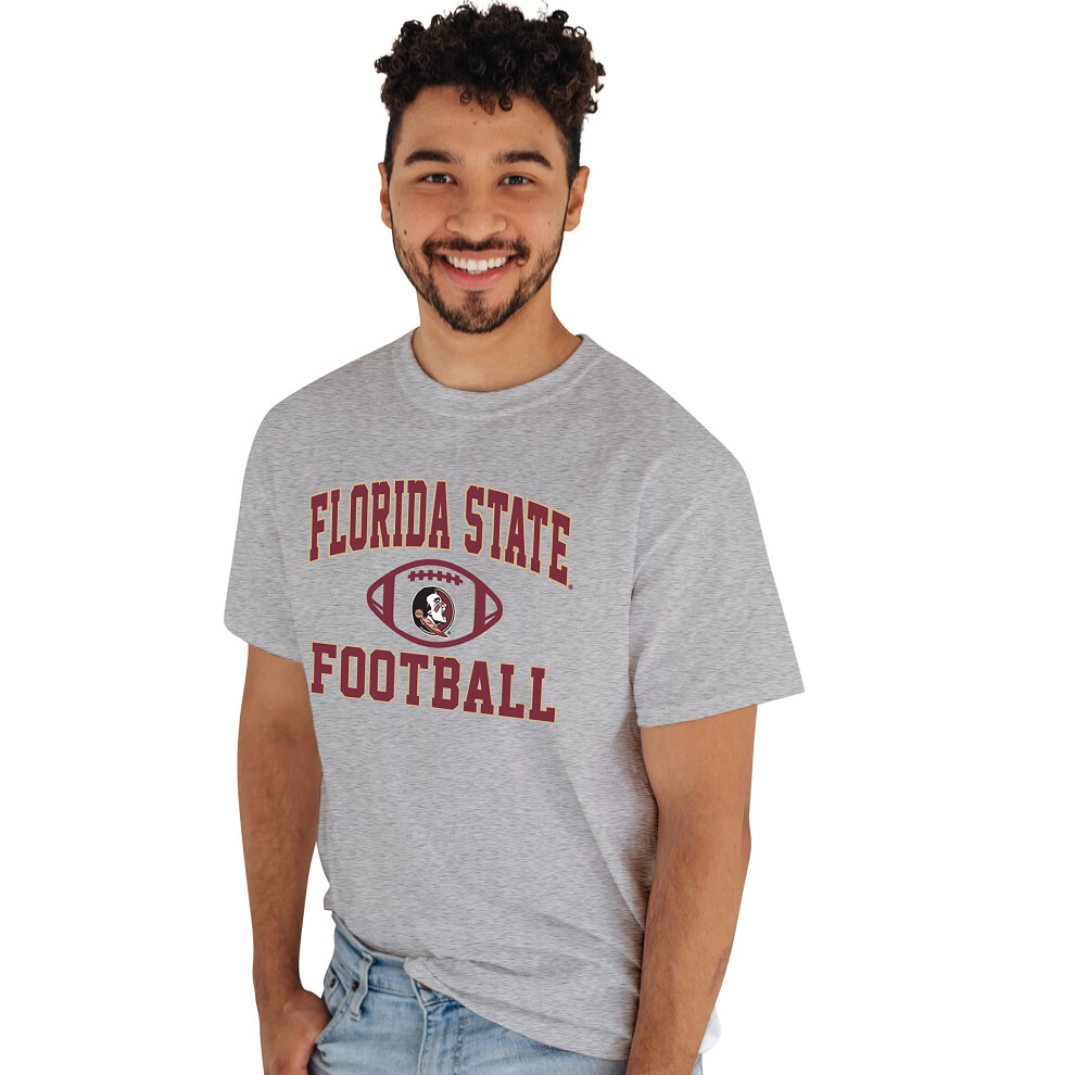 Blue 84 Herren T-Shirt Mit Team-Logo Der Florida State Seminoles, Grau Meliert, Gr E M-image