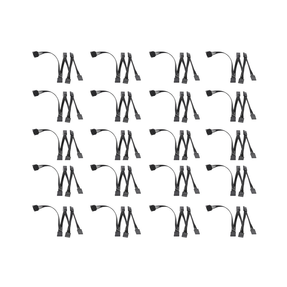 Cavo Di Prolunga Di Alimentazione Sata Da 20 Pin Per Disco Rigido, Da 1 Maschio A 5 Femmine