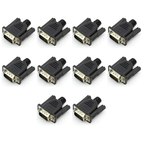 VGA Virtual Display Adapter Male Dummy Plug EDID Lock Plate
