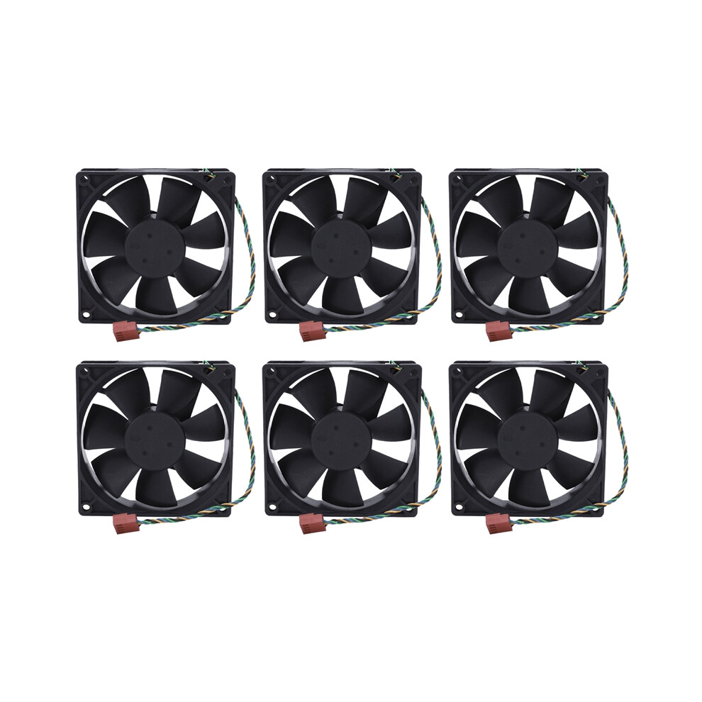 90X90x25mm Dc 12V 0.60A 4-Pin Computer Cpu Cooling Fans Black 4853542366525