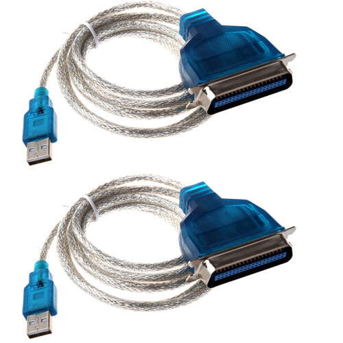 USB to Parallel IEEE 1284 Printer Adapter Cable PC