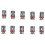 10Pcs PNP Coil Replace VM1 0.3Ohm Mesh Coils for X R 3