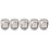 5Pcs GT Mesh Coil 0.18Ohm Coils de Remplacement pour 4