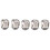 5Pcs GT Mesh Coil GT4 0.15 Ohm Replacement Coils for 4