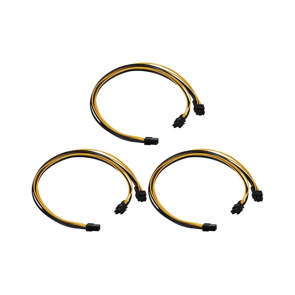 PCI-E Pci Express 6 Pin Femmina A Doppia Porta 8 Pin (6 + 2 Pin) Maschio