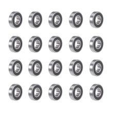 R8-2RS tiivistetty kuulalaakeri 1/2""x1-1/8""x5/16"" - voideltu - kromiter s 20 kpl