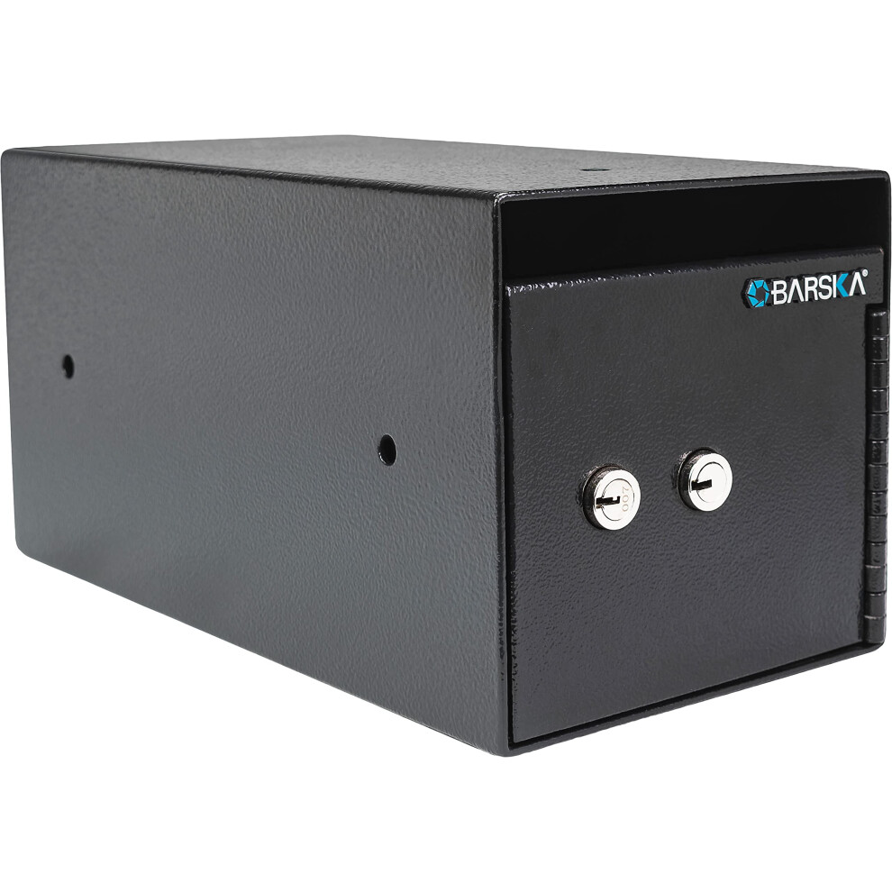 Barska AX13708 Dual Key Depository Drop Safe Lock Box for Cash  Receipts and Keys