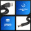USB To DC Power Cable with 10 Interchangeable Plug Connectors Adapter 10