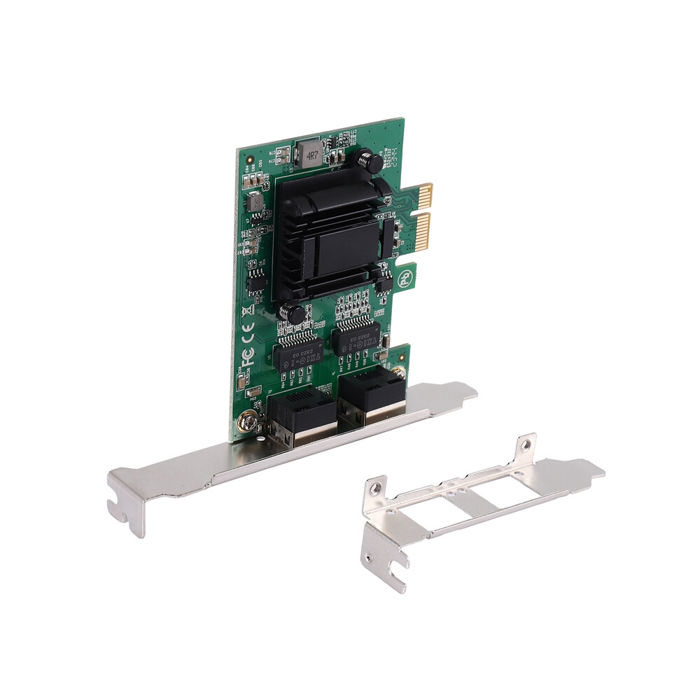 2Port Gigabit Pcie Network Card 1000M Dual Ports Pci Ethernet Adapter 4853542367942