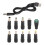 USB To DC Power Cable with 10 Interchangeable Plug Connectors Adapter 1
