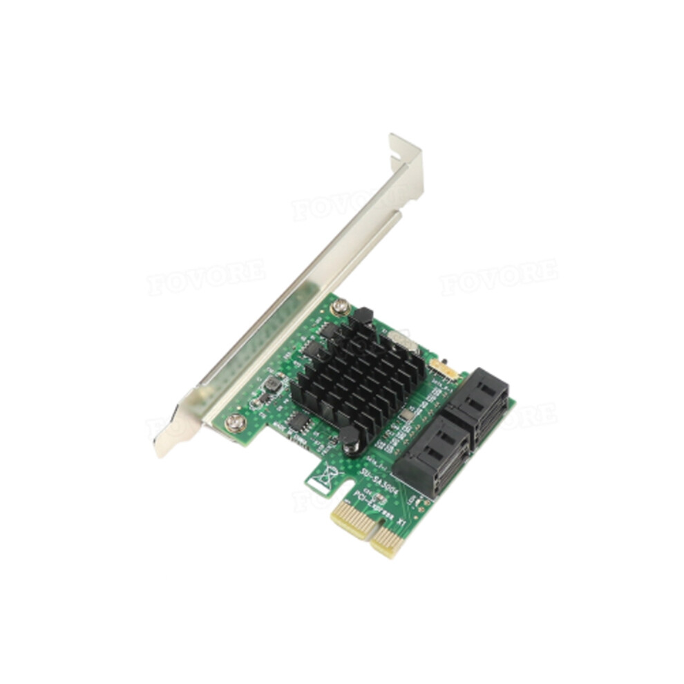 Pcie To Sata Expansion Card Pci Express X1 4 Ports Adapter,A 4853542367980