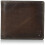 FRYE Frye mens Logan Antique Pull Up Billfold Leather wallets  Dark Brown  One Size US 1