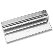 Ateco Stainless Steel Terrine Mold with Cover Round Bottom 11.75 by 2.25-Inches